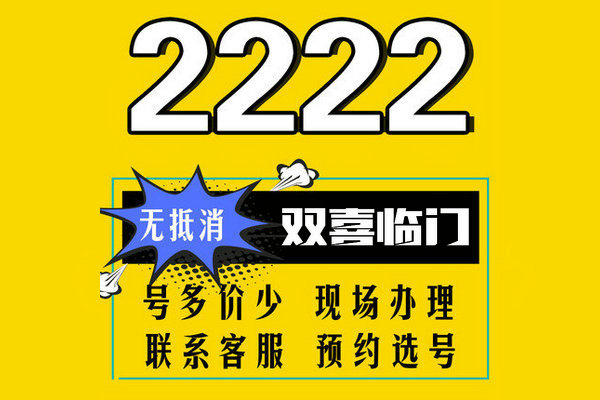 成武尾号2222吉祥号