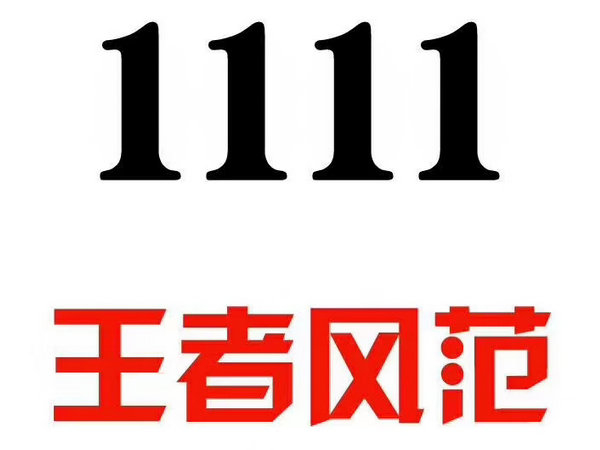 单县尾号1111吉祥号